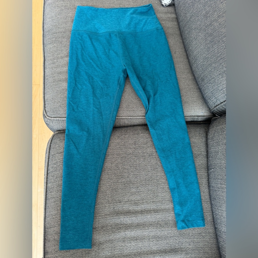 Beyond Yoga Teal High-Waist Leggings
